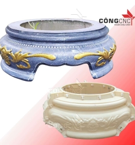 Khuôn Đôn Chậu Tròn 1 mét - Đôn Chậu Tròn 82cm