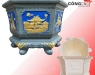 Khuôn Làm Chậu Xi Măng Lục Giác 85 Chân Liền Nhựa ABS