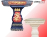 Khuôn Đúc Chậu Cảnh Bằng Nhựa Ovan 90 Kèm Chân Đôn (Có Lòng Trong)
