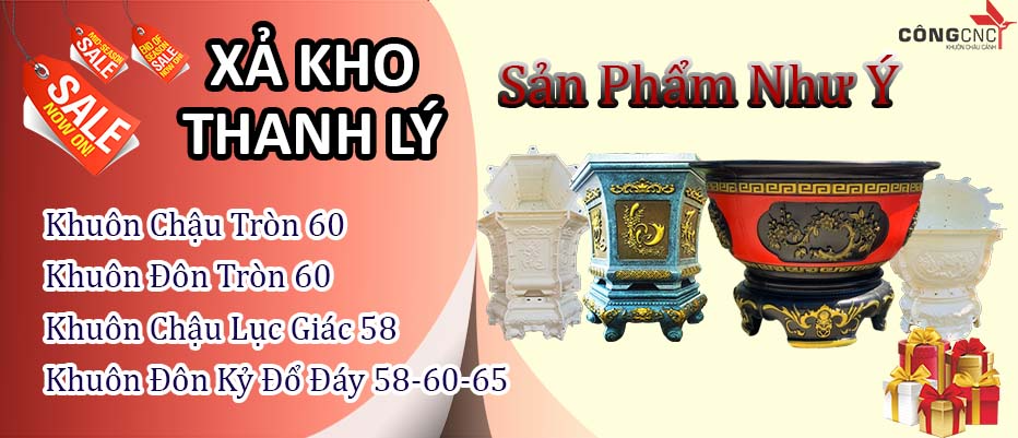 Thanh lý Khuôn chậu cảnh